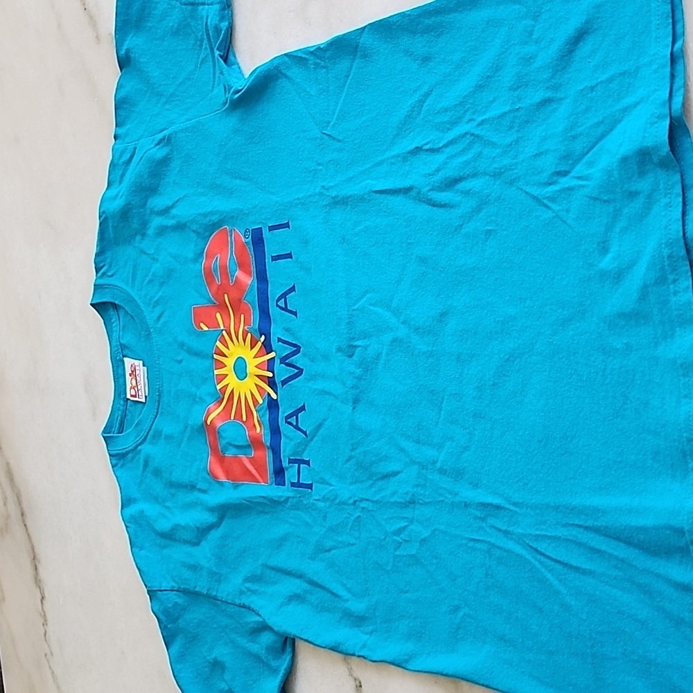 Dole Hawaii,size M,Turquoise